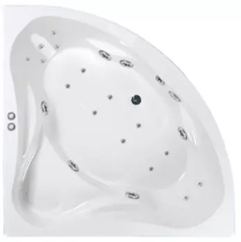 Комплект гидромассаж + аэромассаж Riho Neo Yan Pool Master HM AM с пневмоуправлением, хром