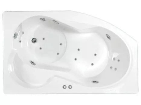 Комплект гидромассаж + аэромассаж Riho Nora Yan Pool Optima HM AM с пневмоуправлением, бронза