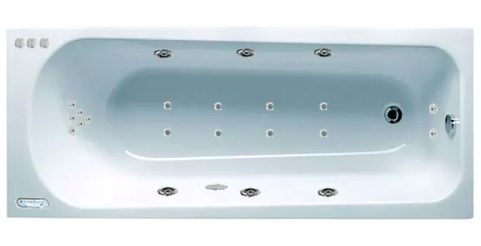 Комплект гидромассаж + аэромассаж Riho Orion Yan Pool MGT белый