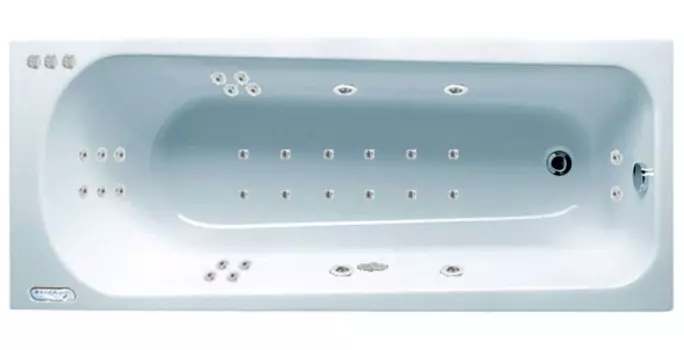 Комплект гидромассаж + аэромассаж Riho Orion Yan Pool W-pool HM AM хром