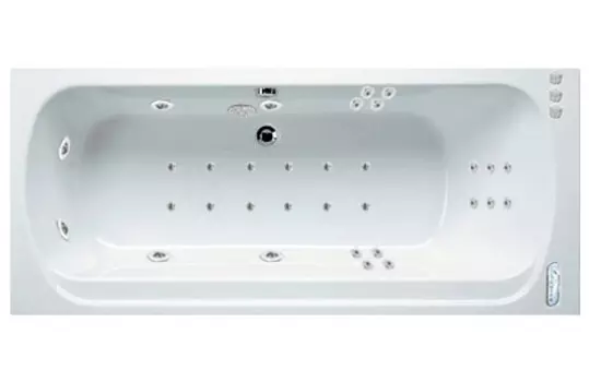 Комплект гидромассаж + аэромассаж Riho Ottawa Yan Pool W-pool HM AM хром/плоская форсунка