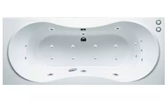 Комплект гидромассаж + аэромассаж Riho Pegas Yan Pool Master HM AM с пневмоуправлением, золото