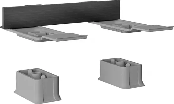 Комплект креплений Axor 42870340 шлифованный черный