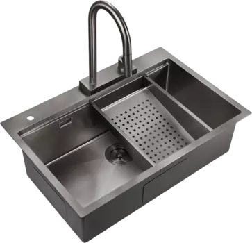 Комплект Milacio Denia 75 MC.77429 вороненая сталь