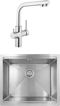 Комплект Мойка кухонная Kaiser + Смеситель VitrA Split A42144EXP