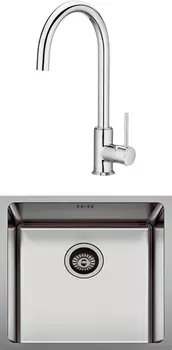 Комплект Мойка кухонная Seaman Eco Roma SMR-4944A + Смеситель для кухни Roca Etna 5A7B09C00 хром