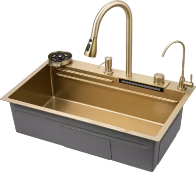 Комплект Savol S-SC003C с водопадом, матовое золото