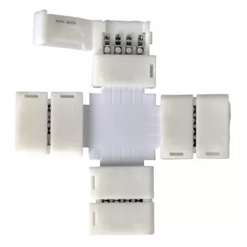Коннектор X-образный для светодиодной ленты Elektrostandard LED 3X (5 шт) 4690389056123