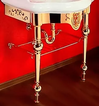 Консоль для раковины Migliore Bella 73 напольная золото ML.BLL-24.073 (DO)