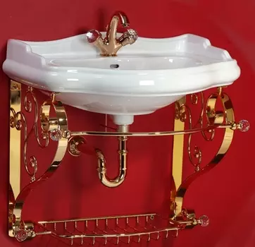 Консоль Migliore Bella 100 подвесная золото