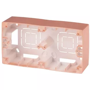 Коробка для накладного монтажа 2-постовая ЭРА 12 12-6102-14 Б0043178