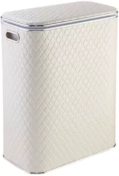 Корзина для белья Geralis CLH-B бежевая, хром, стандартная