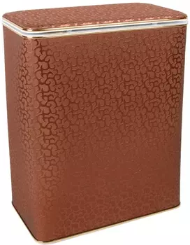 Корзина для белья Geralis FCG-B шоколад, золото, большая