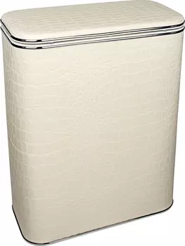 Корзина для белья Geralis KLH-B бежевая, хром, стандартная