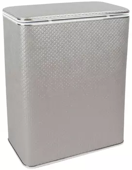 Корзина для белья Geralis PHH-B серебро, хром, большая