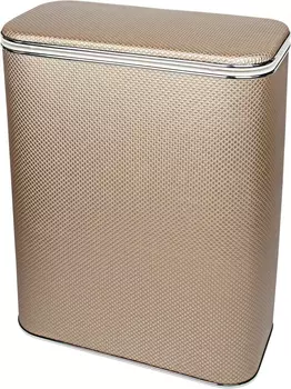 Корзина для белья Geralis RBH-M темная, хром, малая