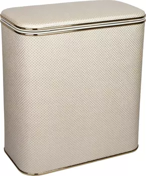 Корзина для белья Geralis RWG-M светлая, золото, малая