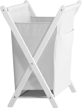 Корзина для белья Wasserkraft Nau WB-773-L белая