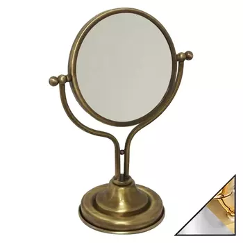 Косметическое зеркало Migliore Mirella ML.MRL-1300.CRDO хром-золото