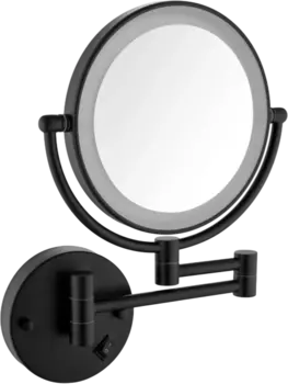 Косметическое зеркало Timo Saona 13376/03 с подсветкой, черное