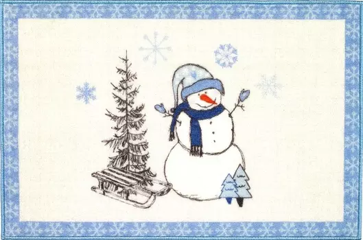 Коврик Avanti Let it Snow 13321J белый