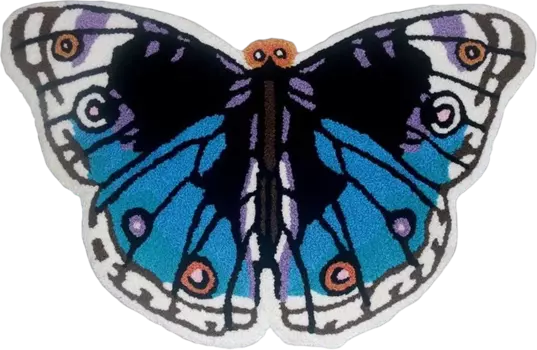 Коврик Carnation Home Fashions Butterfly R85FLY