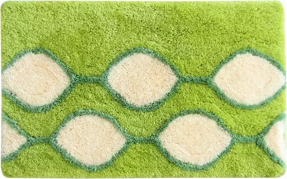 Коврик Iddis Curved Lines Green 80x50 402A580I12