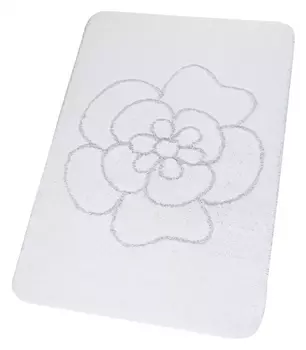 Коврик Ridder Diamond 775301 белый, 90x60