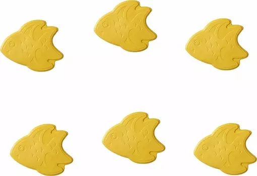 Коврик Ridder Slip-Not XXS 69404 желтый, комплект 6 шт. /69404