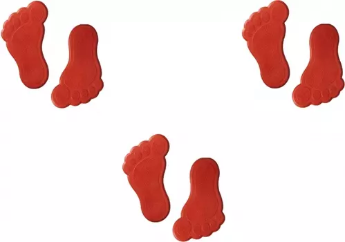 Коврик Ridder Slip-Not XXS 69506 красный, комплект 6 шт. /69506