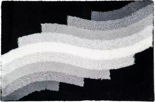 Коврик Ridder Streak 7107310 черный, 60x90