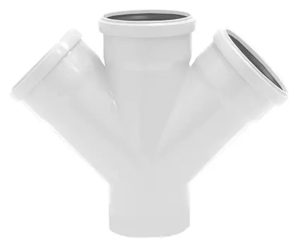 Крестовина Rehau Raupiano Plus 45&amp;deg 110/110/110 одноплоскостная 11229641001