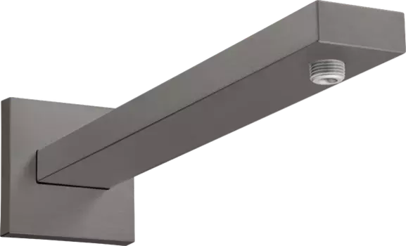 Кронштейн для верхнего душа Hansgrohe Square 27694340 38,9 см, матовый черный хром