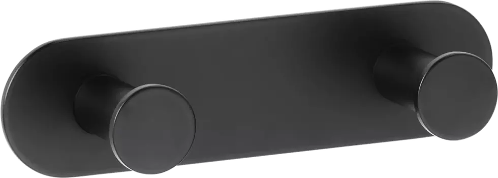 Крючок Bemeta Easy 163106370 двойной, черный матовый