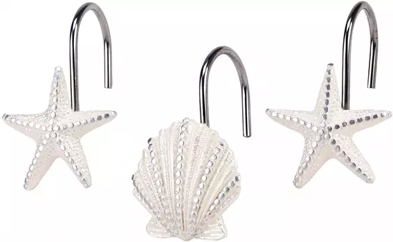 Крючок для шторы Avanti Sequin Shells 13673G