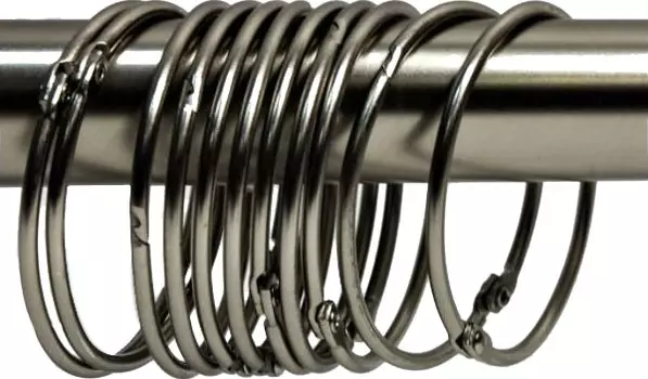 Крючок для шторы Bath Plus Decor collection KDC-07 серебристый