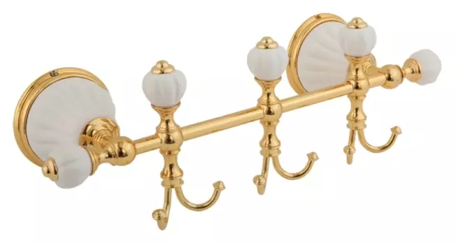 Крючок Migliore Olivia ML.OLV-60.639.BI.DO на планке, золото