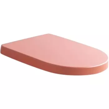 Крышка-сиденье ArtCeram File FLA002 rosso corallo, с микролифтом, петли хром ART-FLA002 14; 00