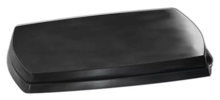 Крышка-сиденье ArtCeram Jazz JZA006 с микролифтом, черная, петли хром JZA006 03 71