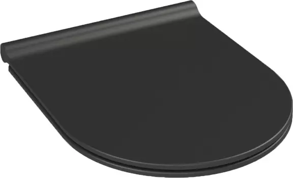 Крышка-сиденье Boheme Nero 966-B черная, матовая