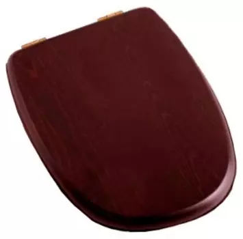 Крышка-сиденье Cezares King palace CZR-T-163-W-S-BR с микролифтом, петли бронза