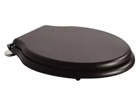Крышка-сиденье Globo Paestum PA144moro/cr темное дерево, с микролифтом, петли хром