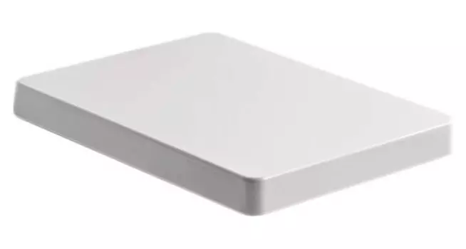 Крышка-сиденье Kerasan Cento 358901 белая, с микролифтом, петли хром