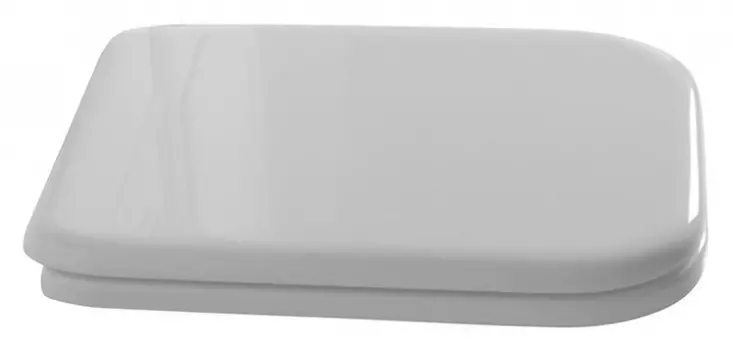 Крышка-сиденье Kerasan Waldorf 418801 белая, с микролифтом, петли хром 418801bi/cr