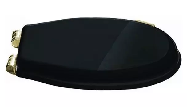 Крышка-сиденье Simas Lante LA007 черный/золото, с микролифтом LA007nero/oro