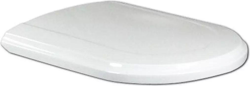 Крышка-сиденье Villeroy &amp; Boch Hommage 8809 S1R2 белая, с микролифтом, петли хром 8809S1R2