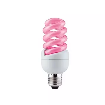 Лампа энергосберегающая Е27 15W спираль красная 88088 /88088