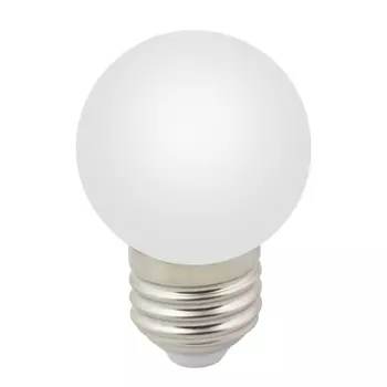 Лампа декоративная светодиодная (UL-00006560) Volpe E27 1W 3000K матовая LED-G45-1W/3000K/E27/FR/С