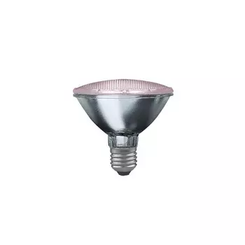 Лампа галогенная E27 75W 1800К полусфера розовая 24971 /24971