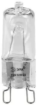 Лампа галогенная ЭРА G9 25W 3000K прозрачная G9-JCD-25-230V-CL